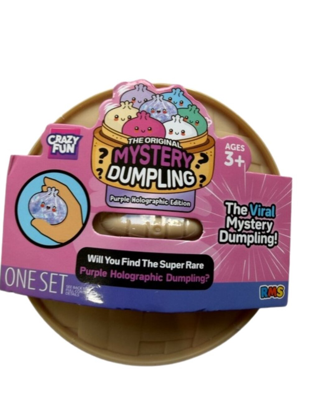 💜✨ NEW The Original Mystery Dumpling – Purple Holographic Edition 🥟RARE